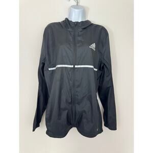 Adidas Black Reflective Running Jacket | Size M